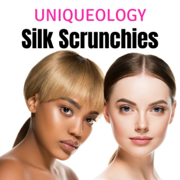 Uniqueology Real Mulberry SIlk Hair Ties OEKO-TEX Certified (Pink) - Picture 15 of 15